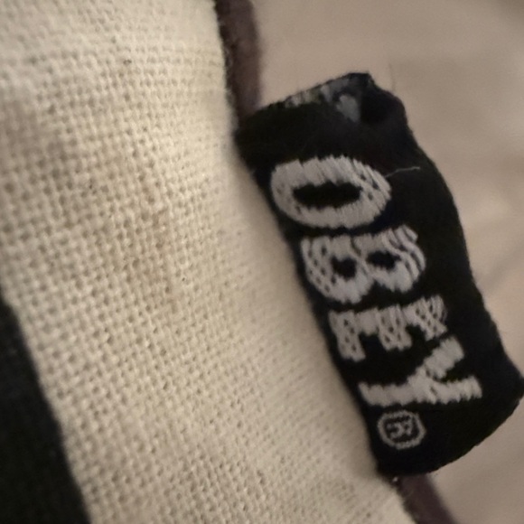 Obey Vive Le Rock Graphic Pillow - Black, Red, White - Picture 3 of 4